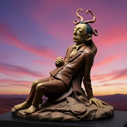 claymation sculpture by salvador dali, trending on artstation, favorites on deviantart, high quality art. artwork masterpieces, award winning
