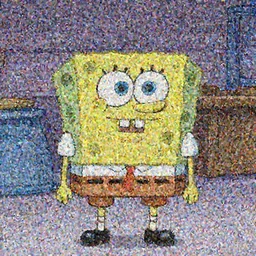 Spongebob in an episode of Friends