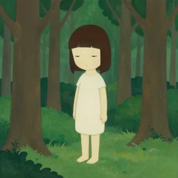 girl in the forest, by chiho aoshima