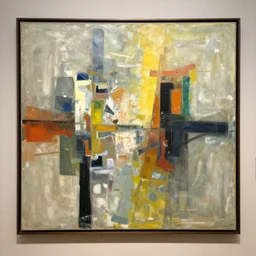 abstract painting at new york metropolitan museum
