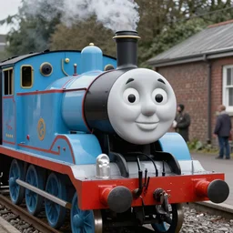 zombie apocalypse thomas the tank engine, 8 k, movie still, hd
