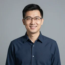 portrait of a smart man