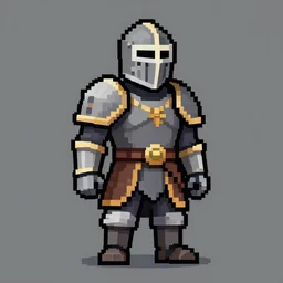 a knight in hd pixel art, pixeljoint. com # pixelart