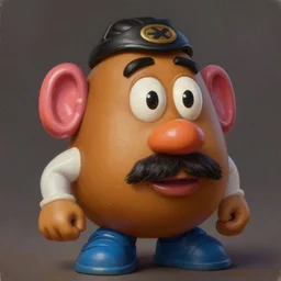 teteaclaquestv mr potato head caricature, artgem, digital painting, color painting, hyperrealistic, concept art, oil painting, masterpiece, concept art, trending on deviantart, realistic and detailed face, highly detailed, high quality, 8 k, soft lighting, fancy colors, fantasy, cinematic, high coherence