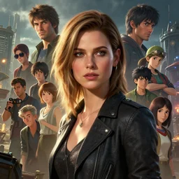 highly detailed portrait of beautiful pretty carla gugino in detroit : become human, stephen bliss, unreal engine, fantasy art by greg rutkowski, loish, rhads, ferdinand knab, makoto shinkai and lois van baarle, ilya kuvshinov, rossdraws, tom bagshaw, global illumination, radiant light, detailed and intricate environment