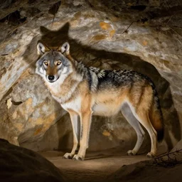 wolf, chauvet cave