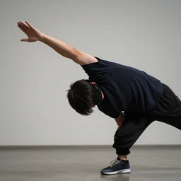 person doing a dab
