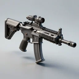 new technology machine guns rifles attactments development inventions digital painting high detail sharp 4 k 8 k trending on artstation