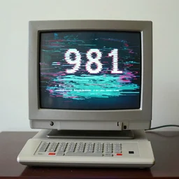 stripchat electronic computer crt date, disturbing, 1 9 8 1, glitched, error, photo, in the style of hans bellmer
