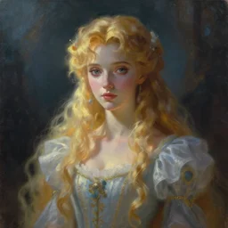 ''cinematic shot'' anime demi - human creature with beutiful face and hair dressed like a princess made by ivan aivazovsky, peter mohrbacher, greg rutkowski volumetric light effect broad light oil painting painting fantasy art style sci - fi art style realism premium prints available artwork unreal engine