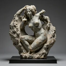 all of evolution as a beautiful sculpture