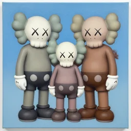 horoscope by shusei nagaoka, kaws, david rudnick, airbrush on canvas, pastell colours, cell shaded, 8 k,
