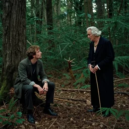 luscious forest floor, film still from the movie directed by denis villeneuve and david cronenberg with art direction by and, salvador dali and tim hildebrandt