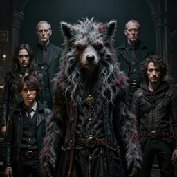 A fancy portrait of a zombified animal by Greg Rutkowski, Sung Choi, Mitchell Mohrhauser, Maciej Kuciara, Johnson Ting, Maxim Verehin, Peter Konig, Bloodborne, 8k photorealistic, cinematic lighting, HD, high details, dramatic, dark atmosphere, trending on artstation