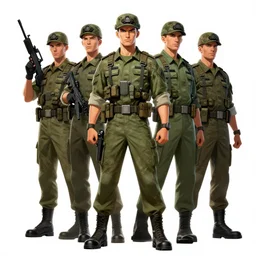 comic book characters, military