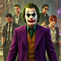 highly detailed portrait venong joker gta v, stephen bliss, unreal engine, fantasy art by greg rutkowski, loish, rhads, ferdinand knab, makoto shinkai and lois van baarle, ilya kuvshinov, rossdraws, tom bagshaw, global illumination, radiant light, detailed and intricate environment
