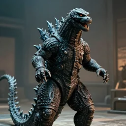 a film still of the godzilla suit in the movie tron ( 1 9 8 2 )