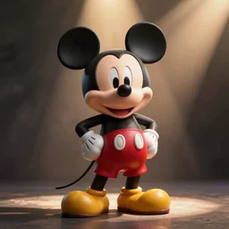 mickey mouse, realistic