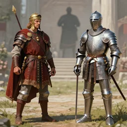 Romans versus medieval knights