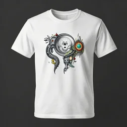 a tshirt design unlike anything the world has ever seen before, product photography, photo realism