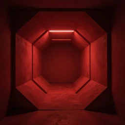 dark matter red art house not human future schizophrenia hexagonal limbo hipper room stratification of consciousness full HD 8K resolution