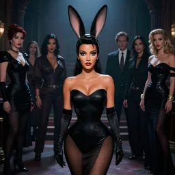 epic professional digital art of kim kardashian as jessica rabbit in movie still from who framed roger rabbit, atmospheric lighting, foreboding, leesha hannigan, wayne haag, reyna rochin, ignacio fernandez rios, mark ryden, iris van herpen, artstation,