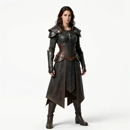 petite hades with helm, photorealistic portrait photography, full body, standing, isolated on a pure white background, centered, whole figure in frame, sharp focus, studio lighting