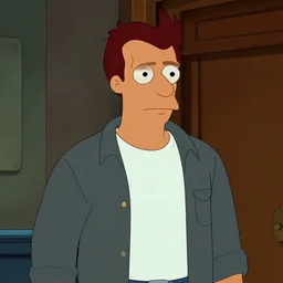 alain delon in futurama ( 1 9 9 9 )