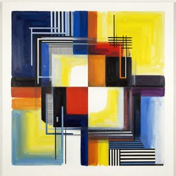 abstract memphis art
