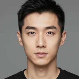 asian male portrait by ruan jia