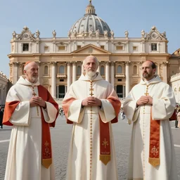 cardinal - bishops that looks like breton monks rasputin in apostolic palace in vatican in 1 9 0 0