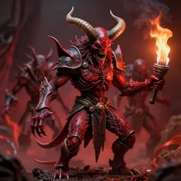 airbrush macro baphomet, maggot armor, horn rage, syd mead, chris foss, enric torres, alberto bontempi, feng zu hyper realism, narrative light, red colors, epic, hyper detailed, awe inspiring, award winning horror, torch lighting, hyper realism, cinematical