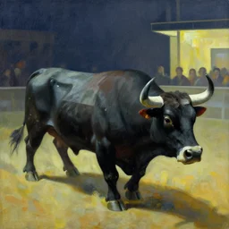 “a mechanical bull by Edward Hopper”