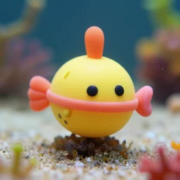 kawaii submarine creature, 3 5 mm lens