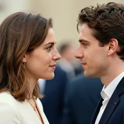 face of french women and men