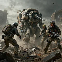 no time on earth, debris, panic, apocalyptic, rescue operation, hyperrealistic matte painting, 8 k, octane render, concept art, artstation, mark brooks, earl norem, john harris