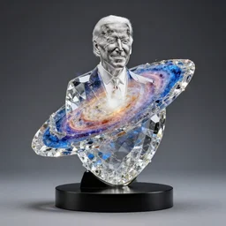 joe biden nebula crystal sculpture