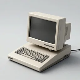 Concept art of a retro cassettepunk computer terminal