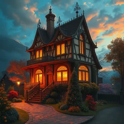 🏘 ferdinand knab, vivid colors,