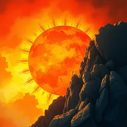 the sun. highly detailed, digital painting, watercolor, soviet realism, engraving, artstation, concept art, smooth, sharp focus, vivid grunge, manga, illustration, unreal engine, 8 k, art by bilibin and kilian eng and kuvshinov and malevich and mucha