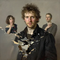 demon falling apart, christopher lovell gerald brom bastien grivet greg rutkowski portrait