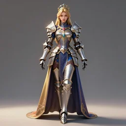 studio portrait of lawful good colourful female saint mecha paladin absurdly beautiful, elegant, young sexy elegant woman, hyper realistic detailed full body illustration by kim jung gi, iraq nadal, intricate lines, clear focus, vivid colors, matte, octopath voyager, final fantasy, unreal engine highly rendered, global illumination, radiant light, intricate environments