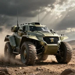 a concept art of a peugeot war mech, strong and aggressive, artstation