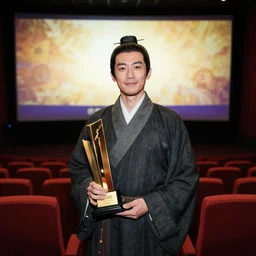 award winning portrait of inside a movie theater in ancient china photo by aarons, slim