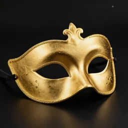 cosmic party mask, silky texture, golden, elegant, aesthetic, 4 k, hd, digital art, realistic
