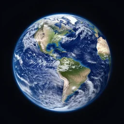 photo of the earth flat