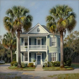 surreal surrealism surrealist painting of charleston, south carolina