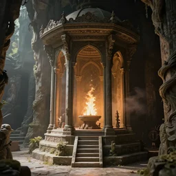 chamber, fantasy, hyper realistic, day light