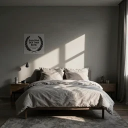 a bedroom filled with objects