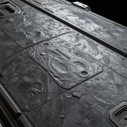 texture of sci fi space panels, realistic, very detailed, beautiful, space ship gribble, hard surface modeling, zbrush, 3 d maya, spaceship hull texture, sharp focus, tech, material pack, pbr, 4 k texture pack, substance designer, substance render, substance painter, marmoset, unreal engine, octane render, concept art